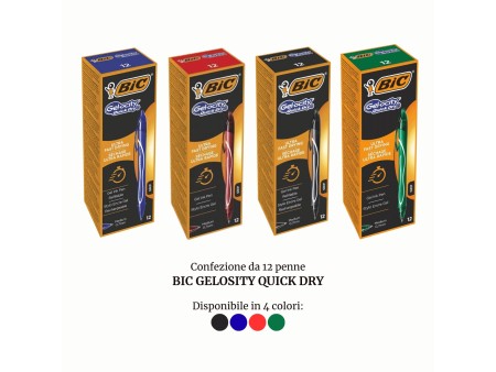 BIC Gelocity Quick Dry – colori assortiti