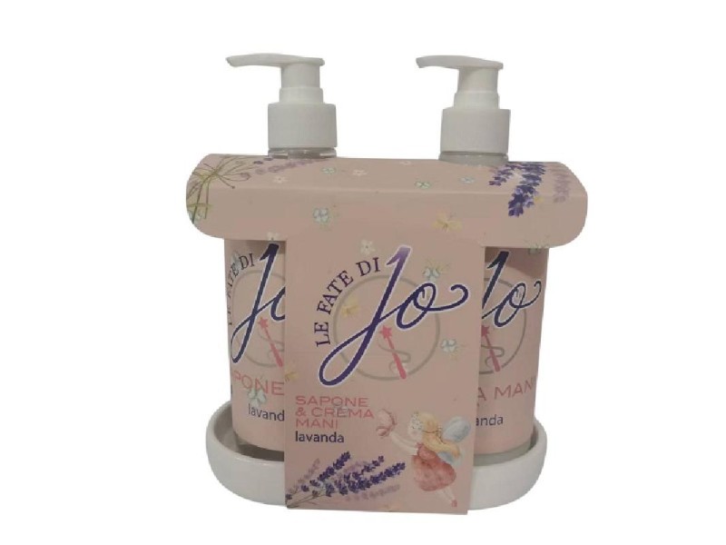 LE FATE DI JO COFFRET LAVANDA SAPONE MANI 500 ML+ CREMA MANI 500ML