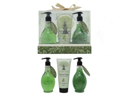 LE FATE DI JO COFFRET OLIVE SAPONE MANI 300ML+S/G 300ML+B/L 150ML