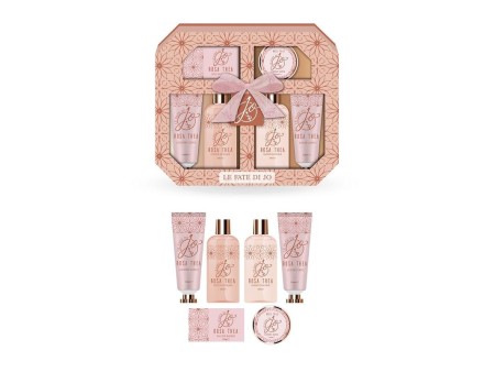 LE FATE DI JO COFFRET ROSA THEA S/G+B/SC+B/L+B/SCRUB+CREMA MANI+SALI B
