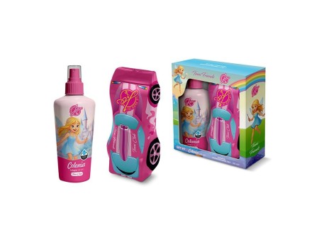 LE FATE DI JO TINNI FRIENDS COFF COLONIA 250ML+S/G 400ML MACCHINA ROSA