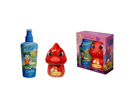 LE FATE DI JO TINNI FRIENDS COFFRET COLONIA 250ML+S/G 400ML DINOSAURO