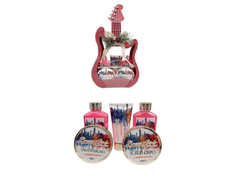 BRAVE GIRLS COF CHITARRA ELETTRICA CAMOMILL S/G+B/S+B/L+SCRUB+SALI BAG