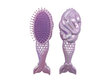 BRAVE GIRLS SPAZZOLA PER CAPELLI SIRENA LILLA PALLIDO