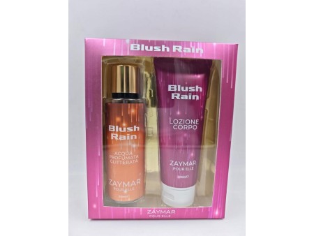 ZAYMAR COFFRET POUR FEMME BLUSH RAIN A/P 250ML + B/L 236ML GLITTERATA