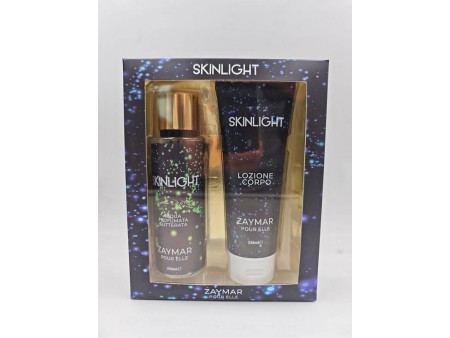 ZAYMAR COFFRET POUR FEMME SKINLIGHT A/P 250 ML + B/L 236 ML GLITTERATA