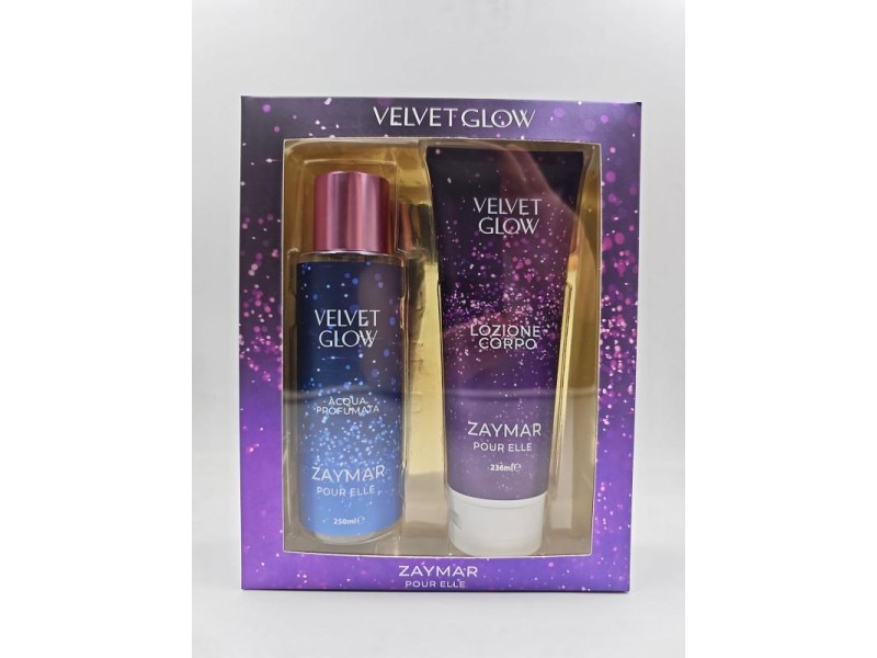 ZAYMAR COFFRET POUR FEMME VELVET GLOW A/P 250ML + B/L 236ML