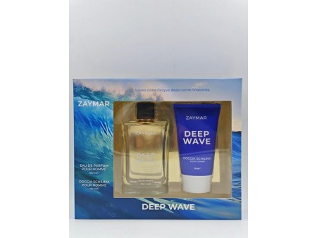 ZAYMAR COFFRET POUR HOMME DEEP WAVE EDP 100 ML + S/G 150 ML