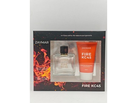 ZAYMAR COFFRET POUR HOMME FIRE KC45 EDP 100 ML + S/G 150 ML