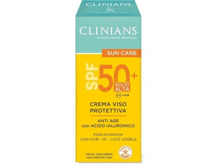 CLINIANS SOLARE CREMA VISO PROTETTIVA ANTI AGE SPF50+ 50 ML