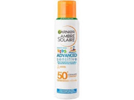 GARNIER AMBRE SOLAIRE KIDS SENSITIVE ADVANCED CERAMIDE SPRAY 50+ 150ML