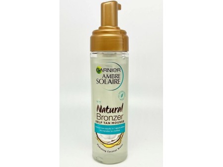 GARNIER AMBRE SOLAIRE NATURAL BRONZER MOUSSE AUTOABBRONZANTE 200 ML