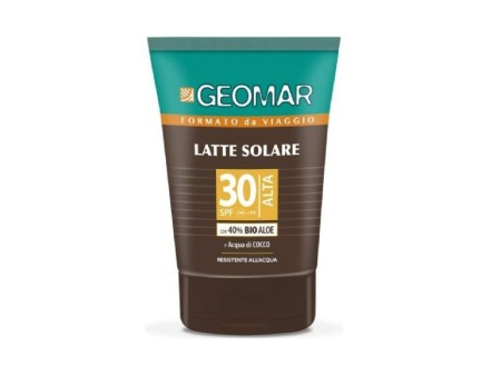 GEOMAR LATTE SOLARE SPF 30 CON BIO ALOE E ACQUA DI COCCO 100 ML