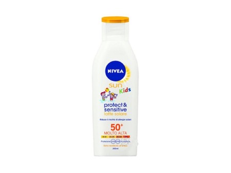 NIVEA SUN KIDS PROTECT & SENSITIVE LATTE SOLARE IP 50+ M/ALTA 200ML