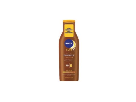NIVEA SUN PROTECT & BRONZE LATTE SOLARE IP 6 200 ML