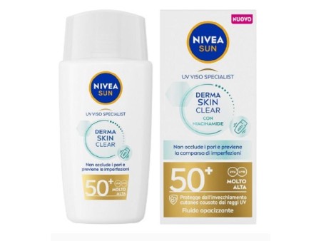 NIVEA SUN VISO DERMA SKIN CLEAR IP 50+ 40ML