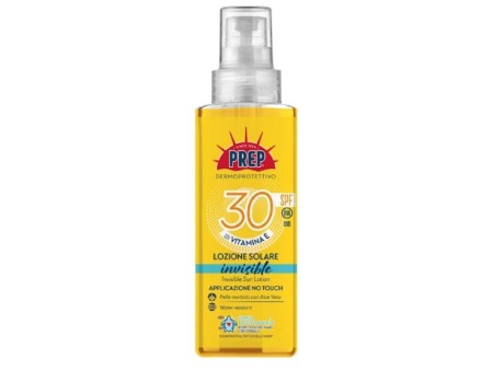 PREP SUN LOZIONE SOLARE SPRAY INVISIBLE SPF 30 CON VITAMINA E 175 ML