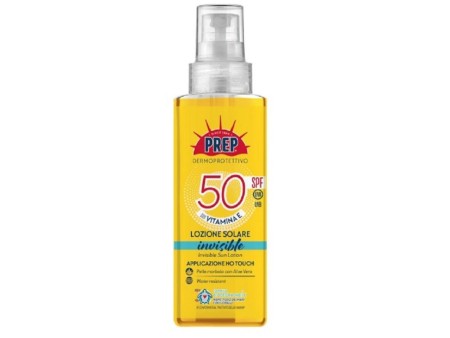 PREP SUN LOZIONE SOLARE SPRAY INVISIBLE SPF 50 CON VITAMINA E 175 ML