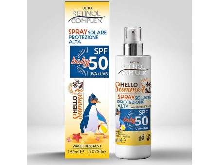 ULTRA RETINOL COMPLEX SPRAY SOLARE PROTEZIONE ALTA SPF 50 BABY 150ML