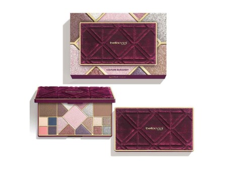 BELLAOGGI PALETTE BURGUNDY BIG 16 OMBRETTI+2 TERRE+2 BLUSH+ILLUM