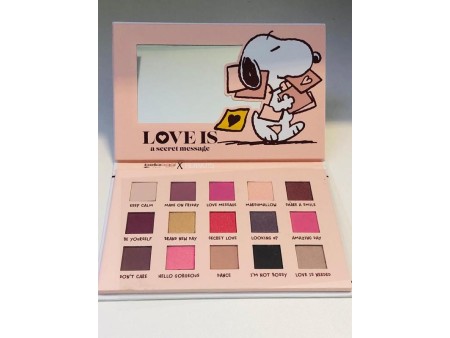 BELLAOGGI PEANUTS PALETTE ROSE GOLD LOVE IS A SECRET MESSAGE