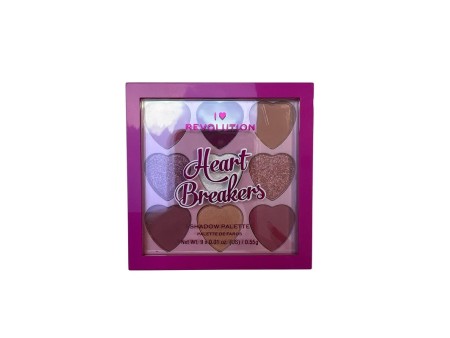 I HEART REVOLUTION HEART BREAKERS SWEETHEART PALETTE 9 OMBRETTI