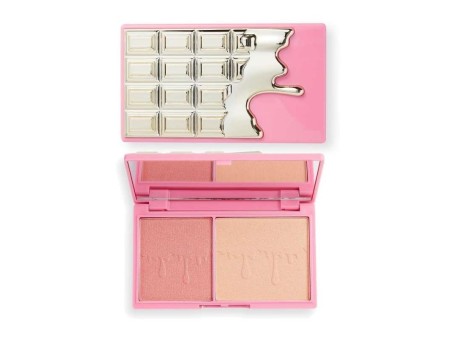 I HEART REVOLUTION HIGHLIGHTER HEART ROSE FIZZ GLOW ILLUMINANTE