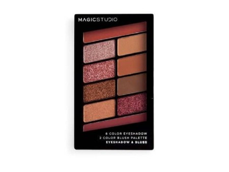 MAGIC STUDIO PALETTE 8 OMBRETTI + 2 BLUSH