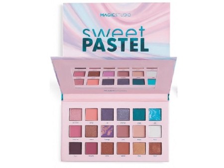 MAGIC STUDIO SWEET PASTEL PALETTE OMBRETTI 18 COLORI PASTELLO