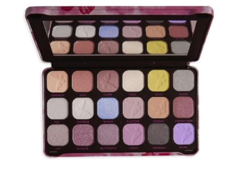 REVOLUTION FOREVER FLAWLESS BUTTERFLY PALETTE 18 OMBRETTI