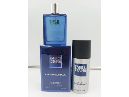 ENRICO COVERI BLUE CONTEMPORARY EDT 100 ML VAPO+OGNI 6PZ TEST OMAG