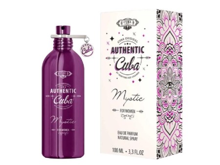 CUBA AUTHENTIC FOR WOMEN MYSTIC EDP 100 ML VAPO OGNI 6PZ TESTER OMAGG