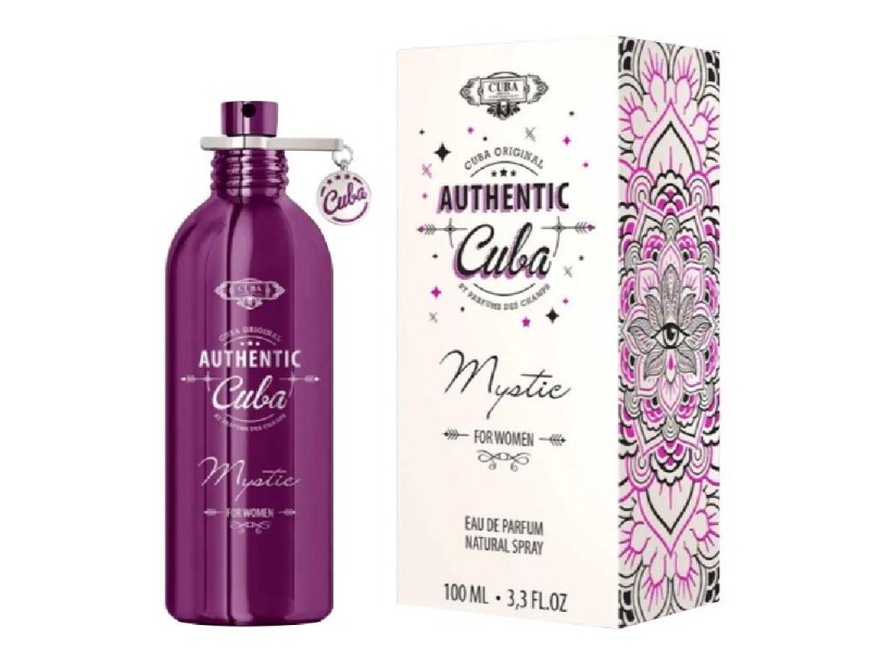CUBA AUTHENTIC FOR WOMEN MYSTIC EDP 100 ML VAPO OGNI 6PZ TESTER OMAGG
