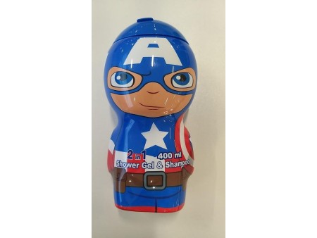 AVENGERS CAPITAN AMERICA 2D 2IN1 S/G 400ML