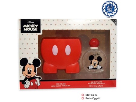 DISNEY MICKEY COFFRET EDT 50ML + PORTAOGGETTI
