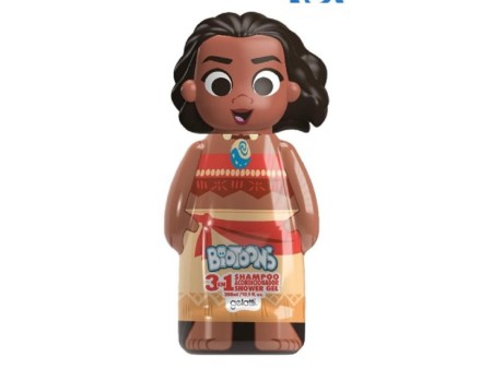 DISNEY VAIANA 3D BAGNOSCHIUMA/SHAMPOO 300 ML CON VENTOSA