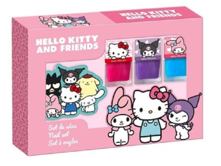 HELLO KITTY COFFRET 3 SMALTI + LIMA