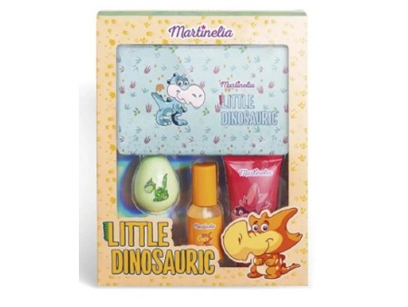 MARTINELIA LITTLE DINOSAURIC COFFRET S/G+BOMBA+A/P+POCHETTE