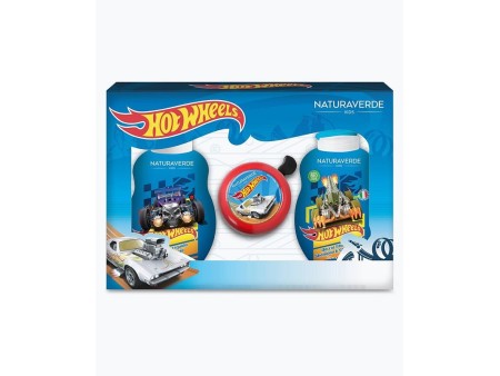 NATURAVERDE HOTWHEELS COFFRET D/S 250ML+SAP LIQU 250ML+CAMPANELLO BICI