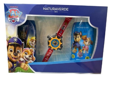 PAW PATROL COFFRET S/G 250ML+SHAMPOO 250ML+PROIETTORE DA POLSO
