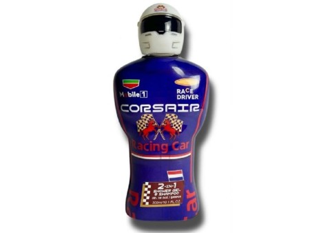 RACING CAR BLUE DRIVER 2D 2IN1 S/G & SHAMPOO 300ML