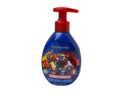 TRANSFORMERS SAPONE LIQUIDO CON DOSATORE 250 ML