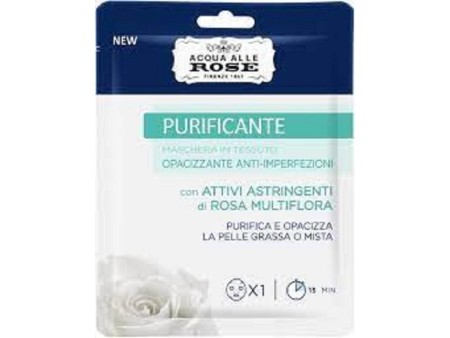 ACQUA ALLE ROSE MASCHERA IN TESSUTO PURIFICANTE