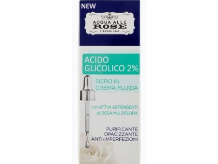ACQUA ALLE ROSE SIERO IN CREMA FLUIDA ACIDO GLICOLICO 30ML
