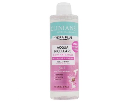 CLINIANS ACQUA MICELLARE 3IN1 PELLI SECCHE O SENSIBILI 400ML