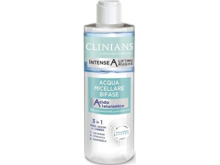 CLINIANS ACQUA MICELLARE BIFASE ACIDO IALURONICO 3IN1 400ML