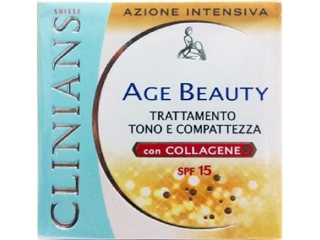 CLINIANS AGE BEAUTY TRATTAMENTO TONO E COMPATEZZA CON COLLAGENE 50ML