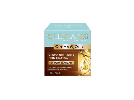 CLINIANS CREMA&OLIO CREMA NUTRIENTE NON GRASSA CON OLIO DI ARGAN 50ML