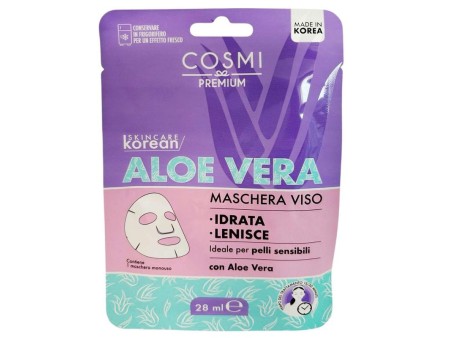 COSMI MASCHERA VISO KOREAN CON ALOE VERA 28 ML