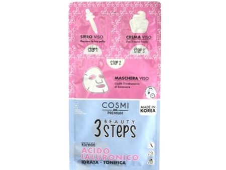 COSMI TRATTAMENTO VISO 3 STEPS K-BEAUTY ACIDO IALURONICO